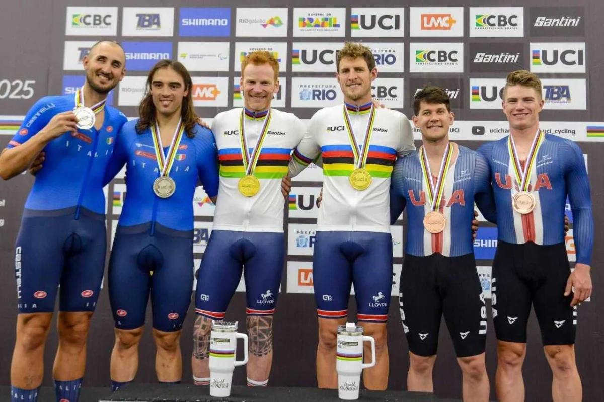 Bernard e Totò, argento mondiale nel tandem su pista a Rio